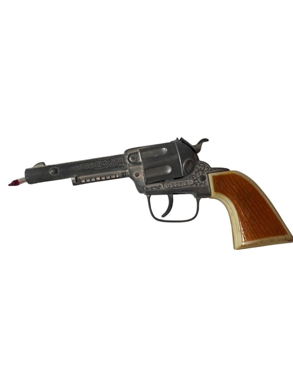 GABRIEL TOY CAP GUN PISTOL PRETEND PLAY DIE CAST METAL RANGER WESTERN COWBOY VTG